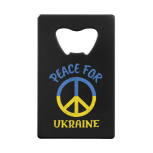 Frieden für die Ukraine Geldbeutel Flaschenöffner