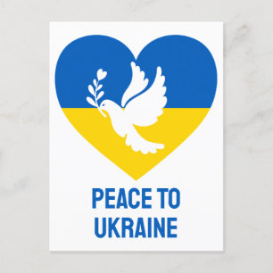 Frieden für die Ukraine Postkarte