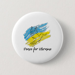 Frieden Für Die Ukraine Solidarität Frieden Herz U Button