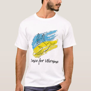 Frieden Für Die Ukraine Solidarität Frieden Herz U T-Shirt
