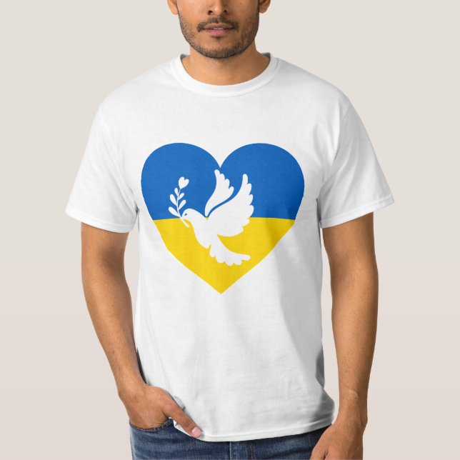 Frieden für die Ukraine T - Shirt (Vorderseite)