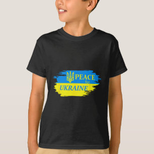 Frieden Für Die Ukraine Ukrainische Flagge Ukraine T-Shirt