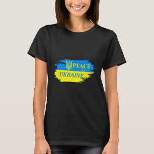 Frieden Für Die Ukraine Ukrainische Flagge Ukraine T-Shirt