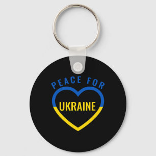 Frieden für die Ukraine Unterstützt die Ukraine Be Schlüsselanhänger