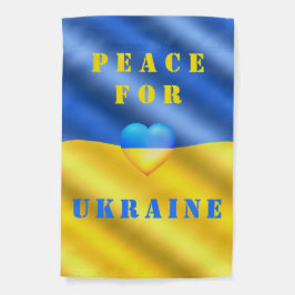 Frieden für die Ukraine - Unterstützungsflagge - F
