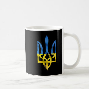 Frieden für die Ukraine Vintage Unterstützung für Kaffeetasse
