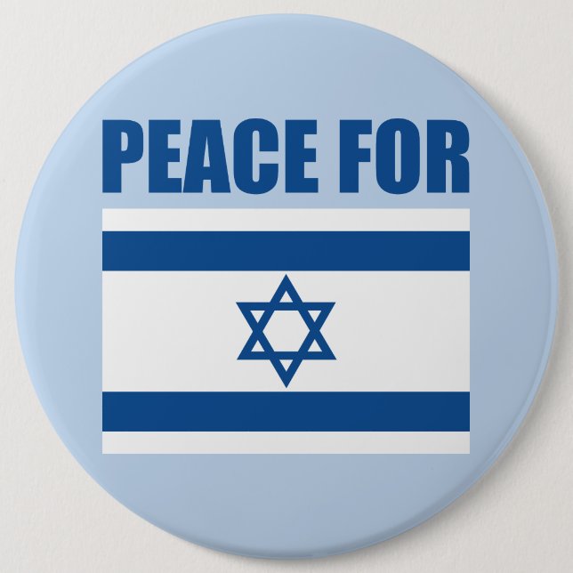 Frieden für Israel Button (Vorderseite)