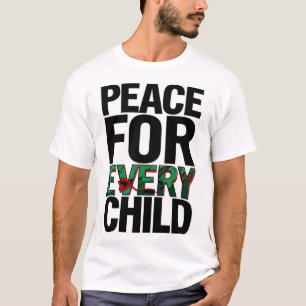 Frieden für jedes Kind - kühne Bewusstseinsbildung T-Shirt