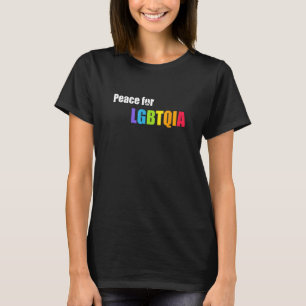 Frieden für LGBTQIA, Motivierend T-Shirt