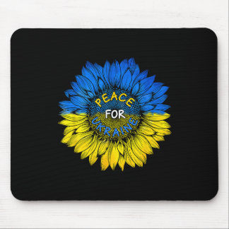 Frieden Für Ukraine Shirt Ukraine Sonnenblume Ukra Mousepad