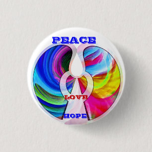 Frieden, Hoffnung, Liebe_ Button