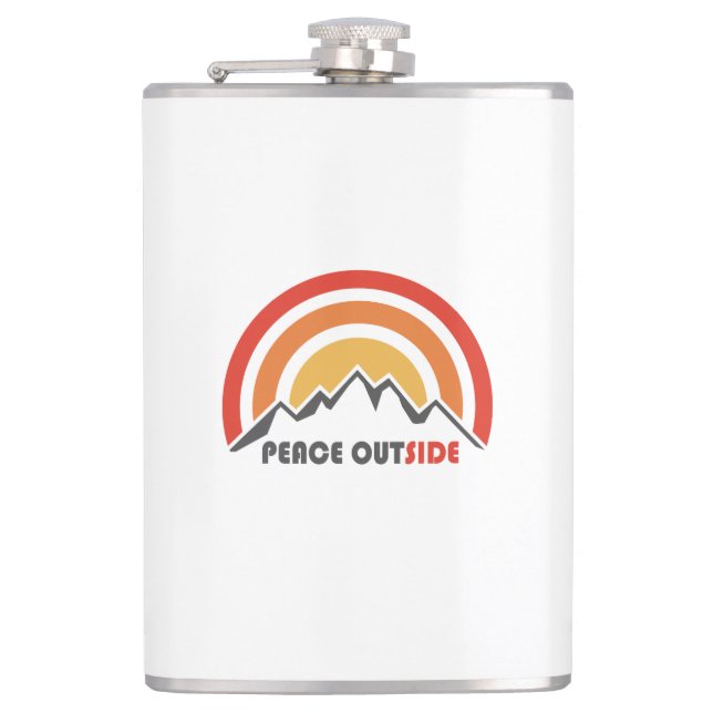 Frieden im Freien Flachmann (Vorderseite)