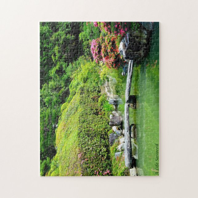 Frieden im Garten Puzzle (Vertikal)