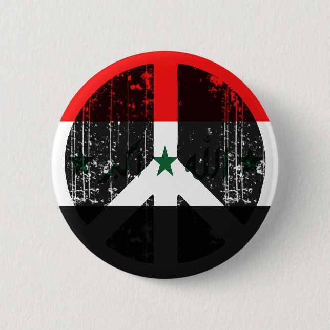 Frieden im Irak Button (Vorderseite)