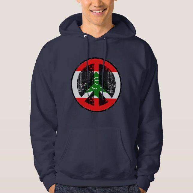 Frieden im Libanon Hoodie (Vorderseite)