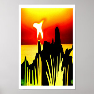 Frieden im Morgengrauen Poster