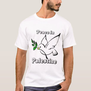 Frieden im Palästina-Tauben-T - Shirt