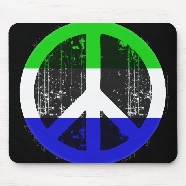 Frieden im Sierra Leone Mousepad (Vorne)