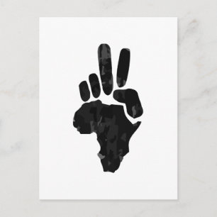 Frieden in Afrika Postkarte