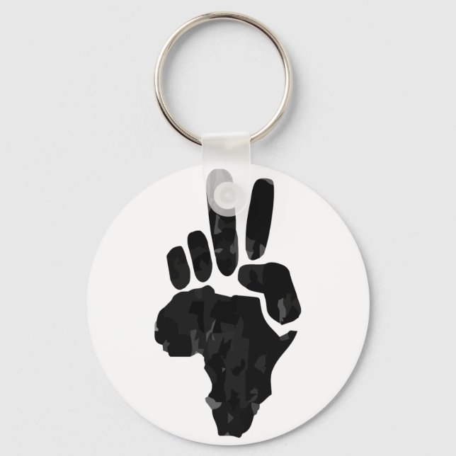 Frieden in Afrika Schlüsselanhänger (Vorderseite)