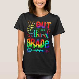 Frieden in der dritten Klasse Glück letzten Tag de T-Shirt