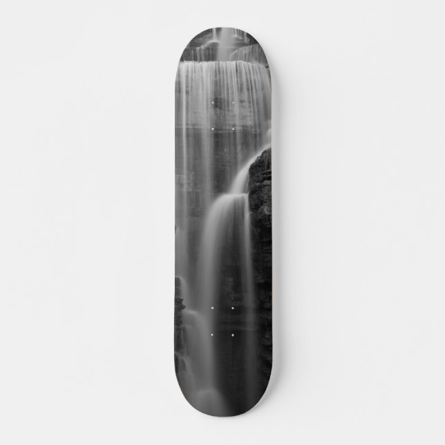 Frieden in der indischen Klippe Graustufen Skateboard (Vorne)