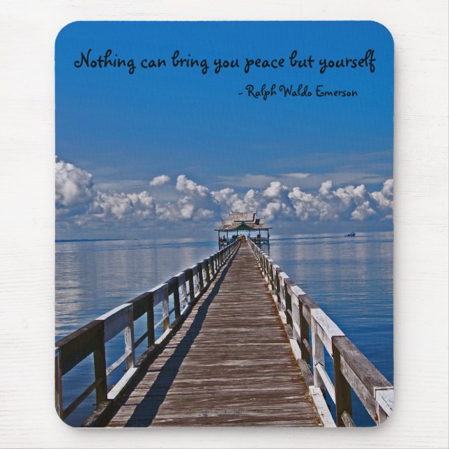 Frieden in der Natur Mousepad (Vorne)