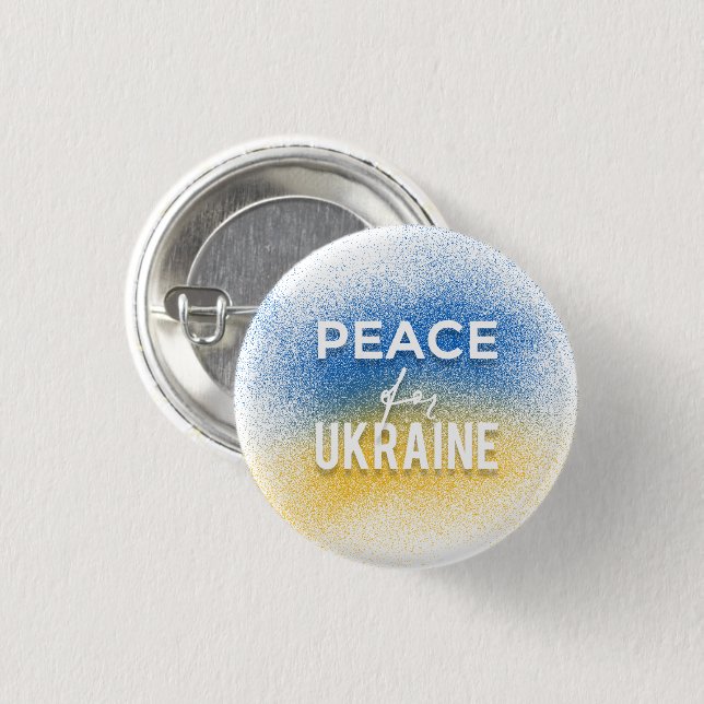 Frieden in der Ukraine Button (Vorne & Hinten)