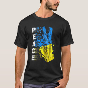 Frieden in der Ukraine - Die Ukraine - ich stehe m T-Shirt