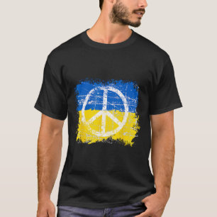 Frieden In Der Ukraine-Flagge-Wappen Ukraine-Shirt T-Shirt