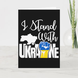 Frieden in der Ukraine Ich stehe hinter der Ukrain Karte