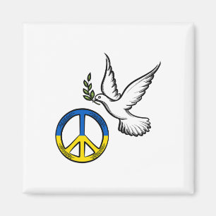 Frieden in der Ukraine Ich stehe hinter der Ukrain Magnet