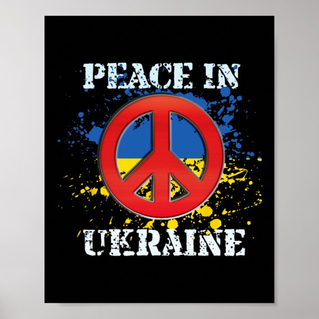 Frieden in der Ukraine  Poster (Vorne)