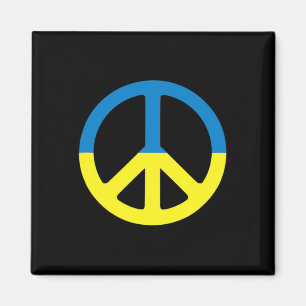 Frieden in der Ukraine. Steht mit der Ukraine. Unt Magnet