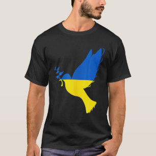 Frieden in der Ukraine Taube. Stehen Sie mit der U T-Shirt