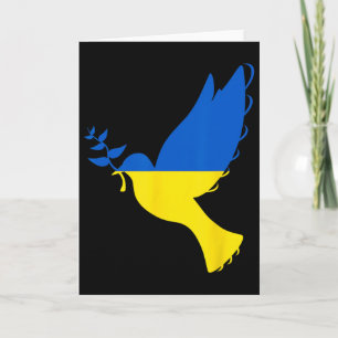Frieden in der Ukraine Taube. Steht mit der Ukrain Karte
