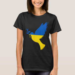Frieden In Der Ukraine Taube. Steht Mit Der Ukrain T-Shirt