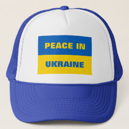 FRIEDEN IN DER UKRAINE TRUCKER HAT TRUCKERKAPPE