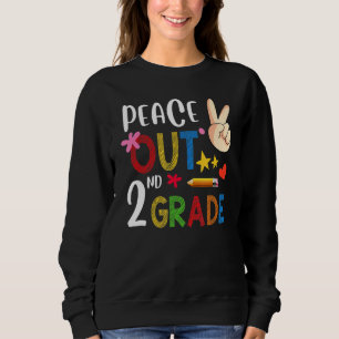 Frieden in der zweiten Klasse am letzten Schultag  Sweatshirt