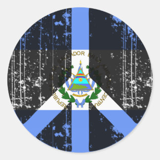 Frieden in El Salvador Runder Aufkleber