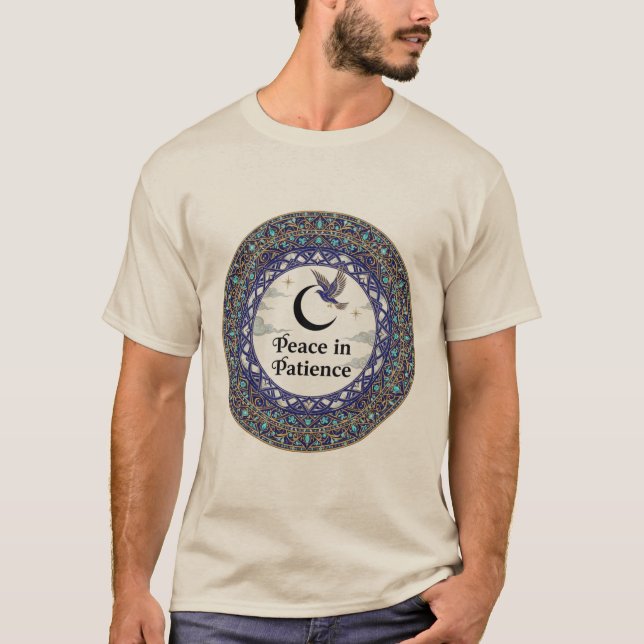 Frieden in Geduld T-Shirt (Vorderseite)