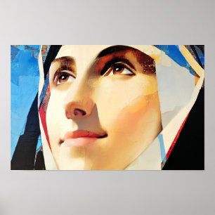 Frieden in ihrem Blick Poster