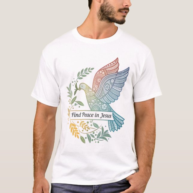 FRIEDEN IN JESUS T-Shirt (Vorderseite)