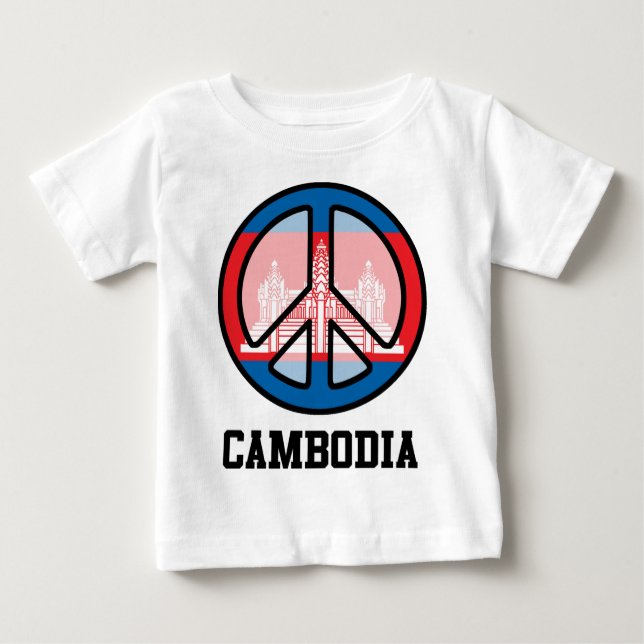 Frieden in Kambodscha Baby T-shirt (Vorderseite)