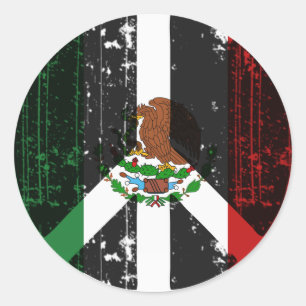 Frieden in Mexiko Runder Aufkleber