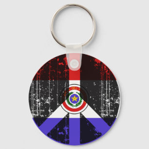 Frieden in Paraguay Schlüsselanhänger