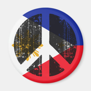 Frieden in Philippinen Magnet