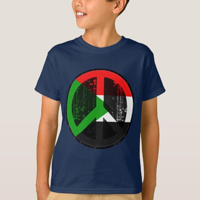 Frieden in Sudan T-Shirt (Vorderseite)