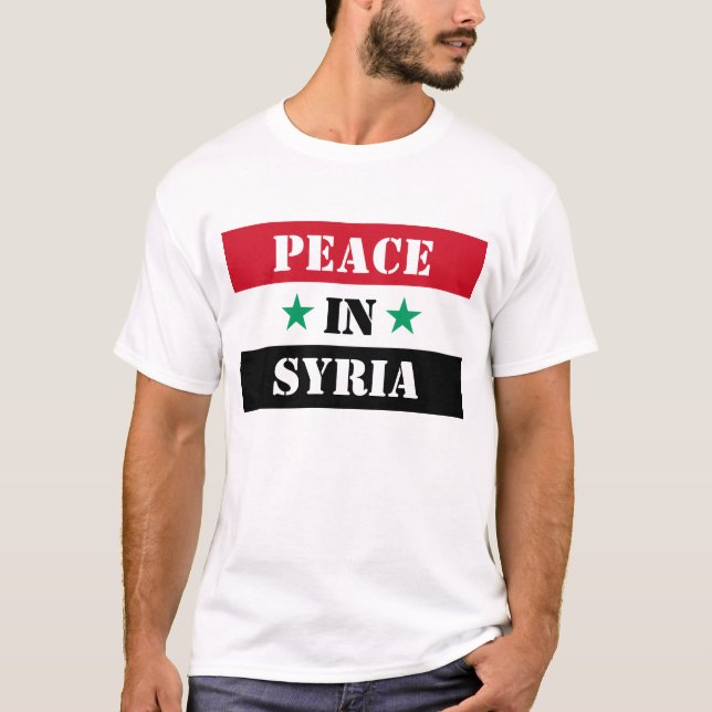 FRIEDEN IN SYRIEN T-Shirt (Vorderseite)