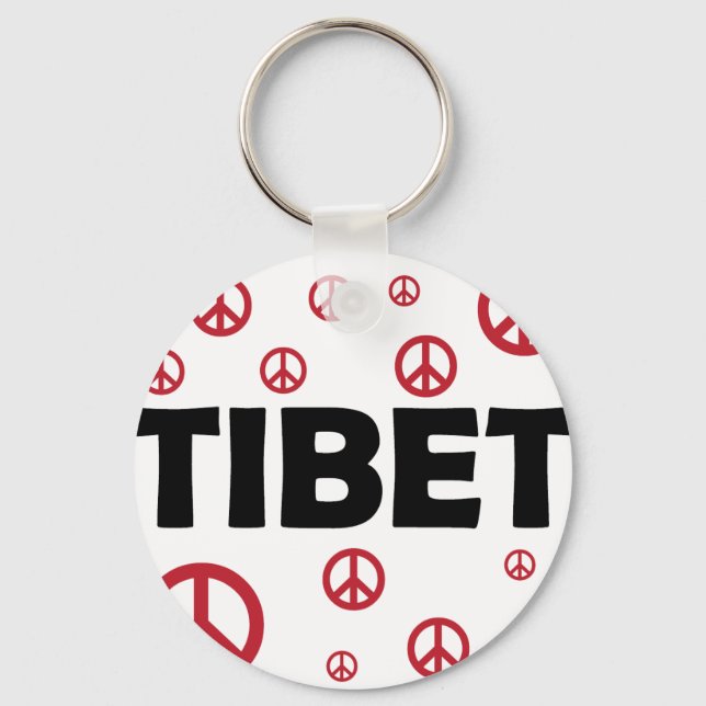 Frieden in Tibet Schlüsselanhänger (Vorderseite)
